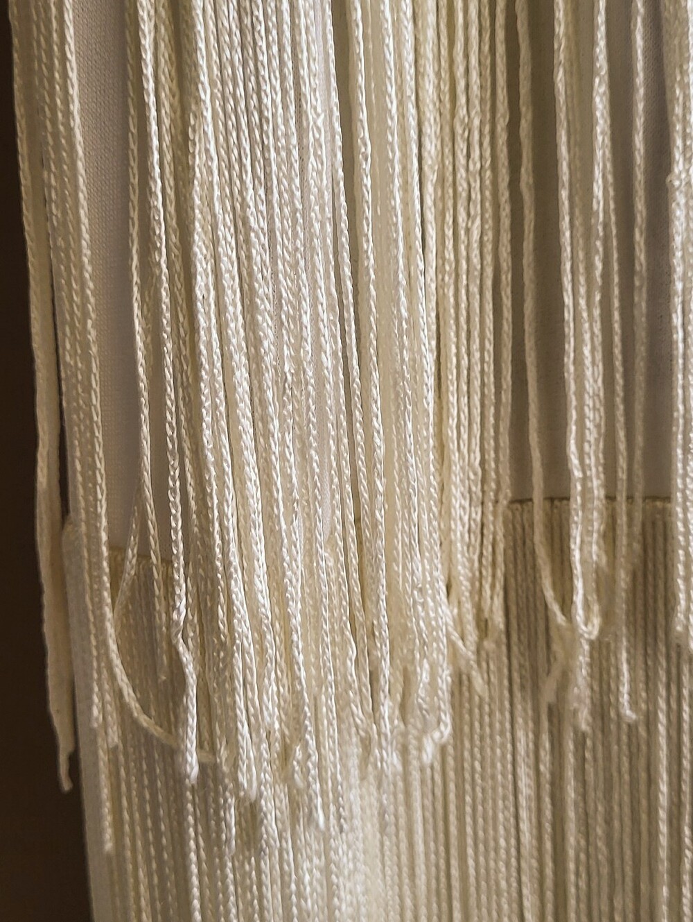 Vintage Night Visions California Ivory Fringe Cocktail Dress | Rhinestone Beaded - Picture 5 of 10